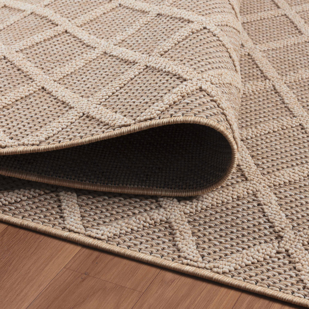 OUTDOORTEPPICH 80/150 cm Patara Beige  - Beige, Design, Textil (80/150cm) - Novel