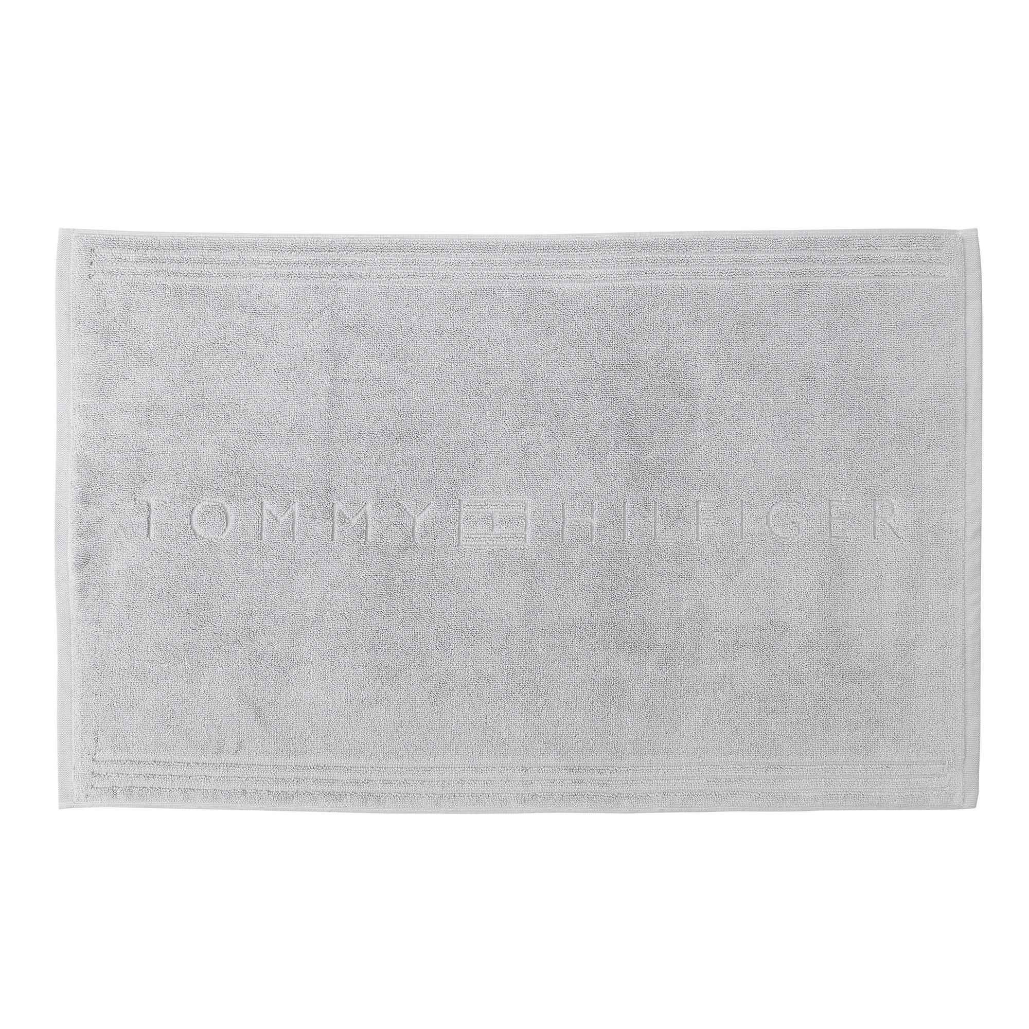 BADEMATTE 60/120 cm Hellgrau  - Hellgrau, Basics, Textil (60/120cm) - Tommy Hilfiger