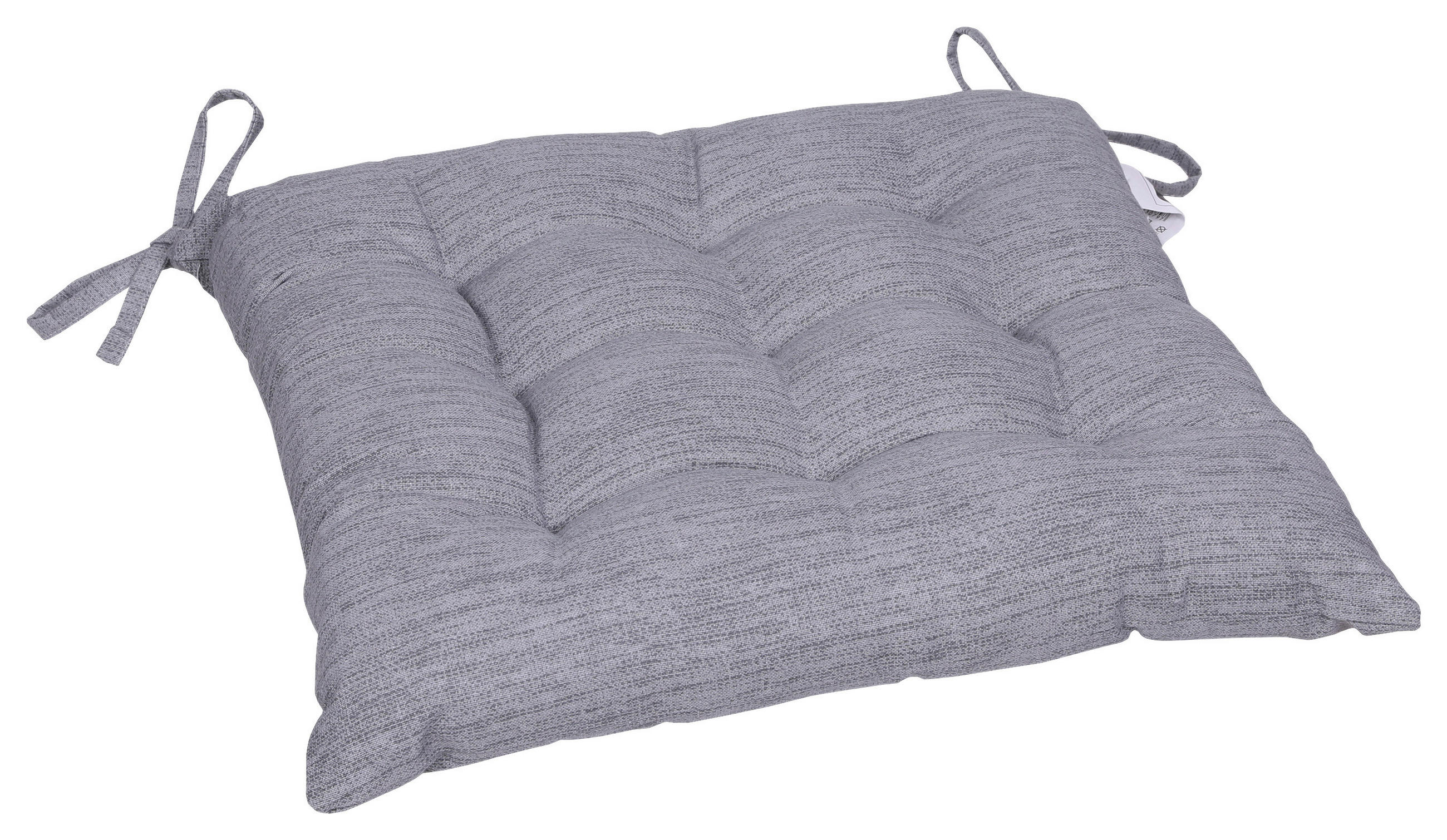 GARTENSITZKISSEN in Hellgrau 40/40 cm  - Hellgrau, Design, Textil (40/40cm)