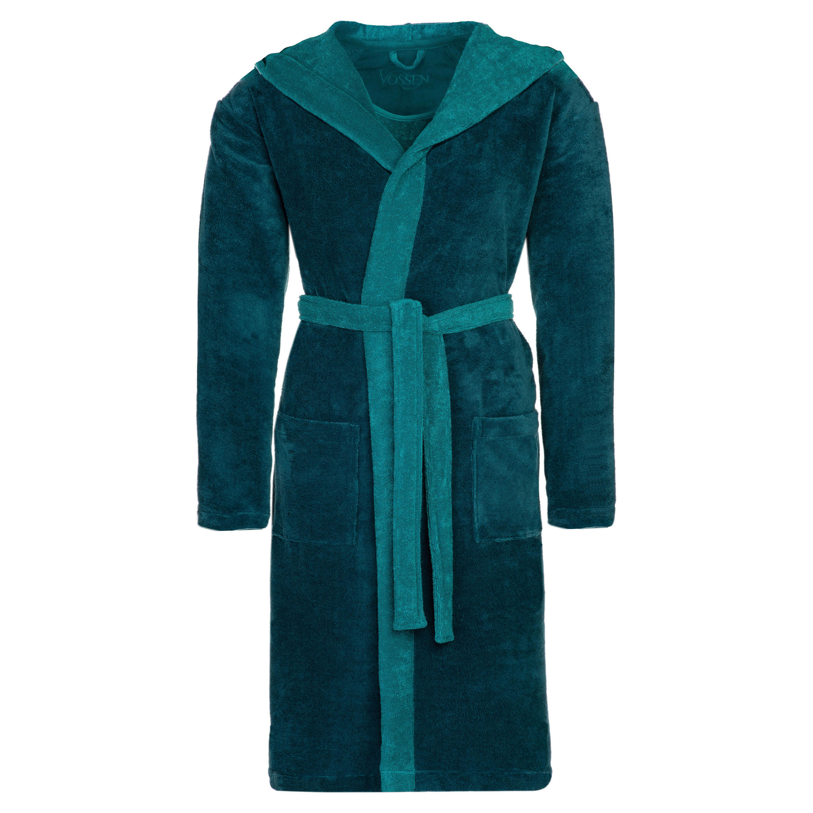 BADEMANTEL Poppy  - Türkis/Blau, KONVENTIONELL, Textil (Snull) - Vossen