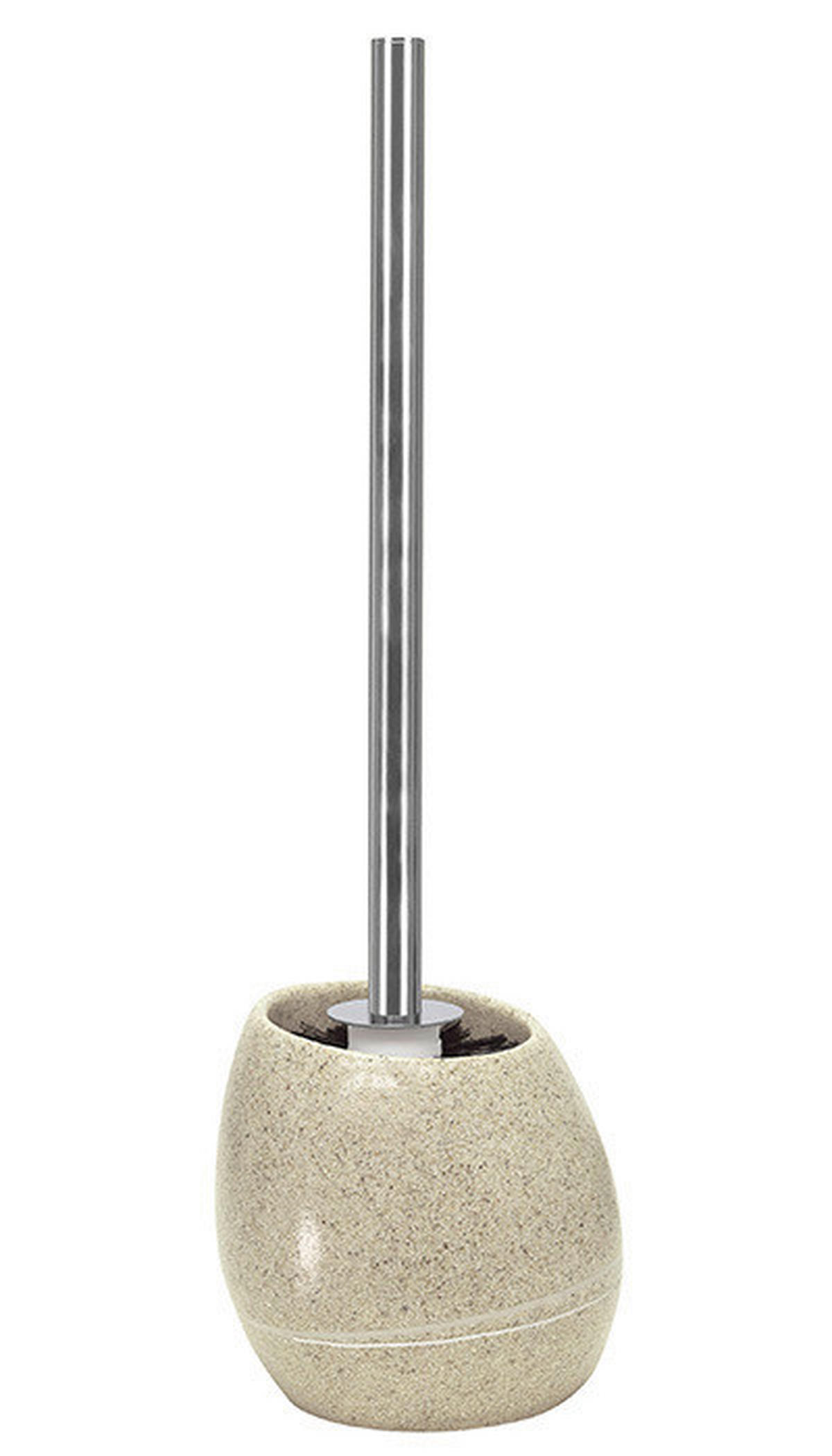 WC GARNITURA S ŠČETKO STONES - naravne barve, Konvencionalno, umetna masa (12,5/39,0cm) - Kleine Wolke