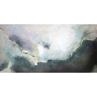 OLEJOMALBA, abstraktní, 150/70 cm  - vícebarevná, Design, kompozitní dřevo/textil (150/70cm) - Monee