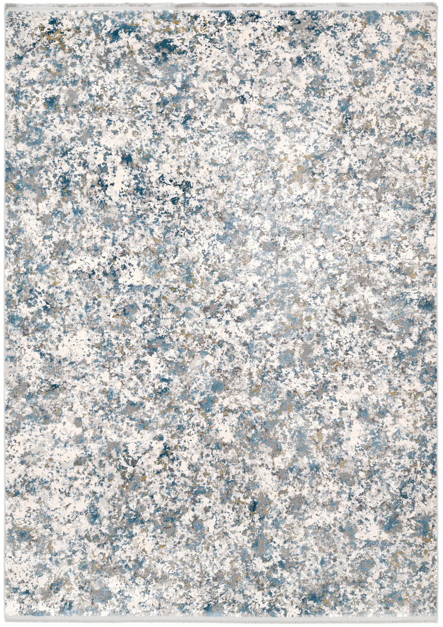 Dieter Knoll Webteppich Carrara Grau, Blau 160x230 cm