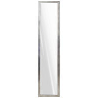 STANDSPIEGEL 36/175/3,5 cm  - Silberfarben, Design, Glas/Holzwerkstoff (36/175/3,5cm) - Carryhome