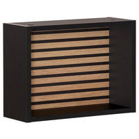 REGAL Schwarz, Eichefarben  - Eichefarben/Schwarz, MODERN, Holzwerkstoff (40,2/30,2/15,7cm) - MID.YOU