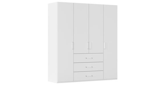 DREHTÜRENSCHRANK in Weiß - Weiß, Design, Holzwerkstoff/Kunststoff (201/223/60cm) - Novel