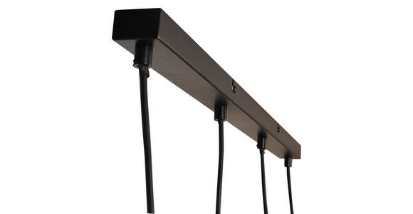 HÄNGELEUCHTE 84/15,5/150 cm - Schwarz, Trend, Metall (84/15,5/150cm) - Novel