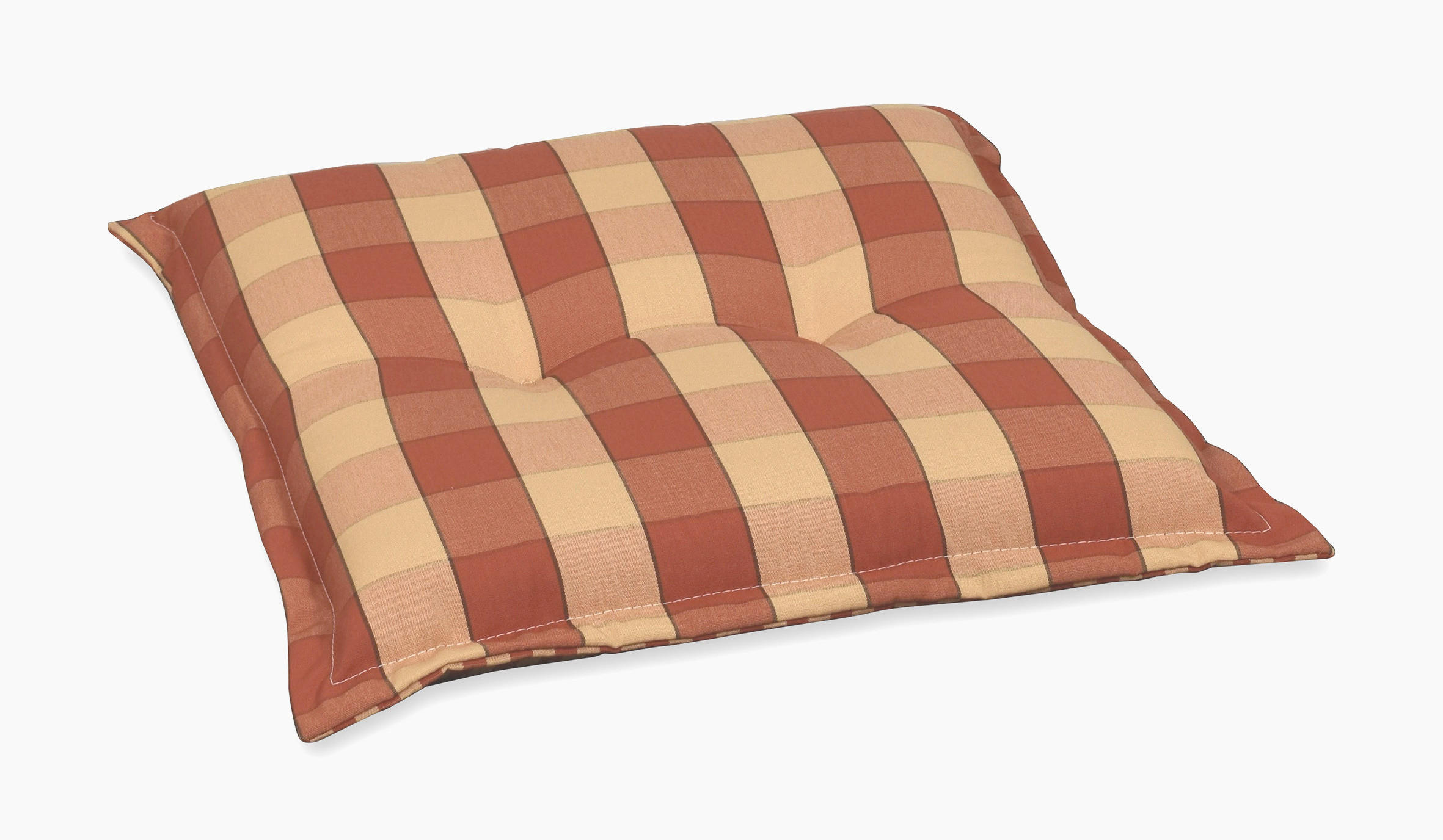 XXXLutz Gartenhockerauflage Rot, Beige 50x9x50 cm