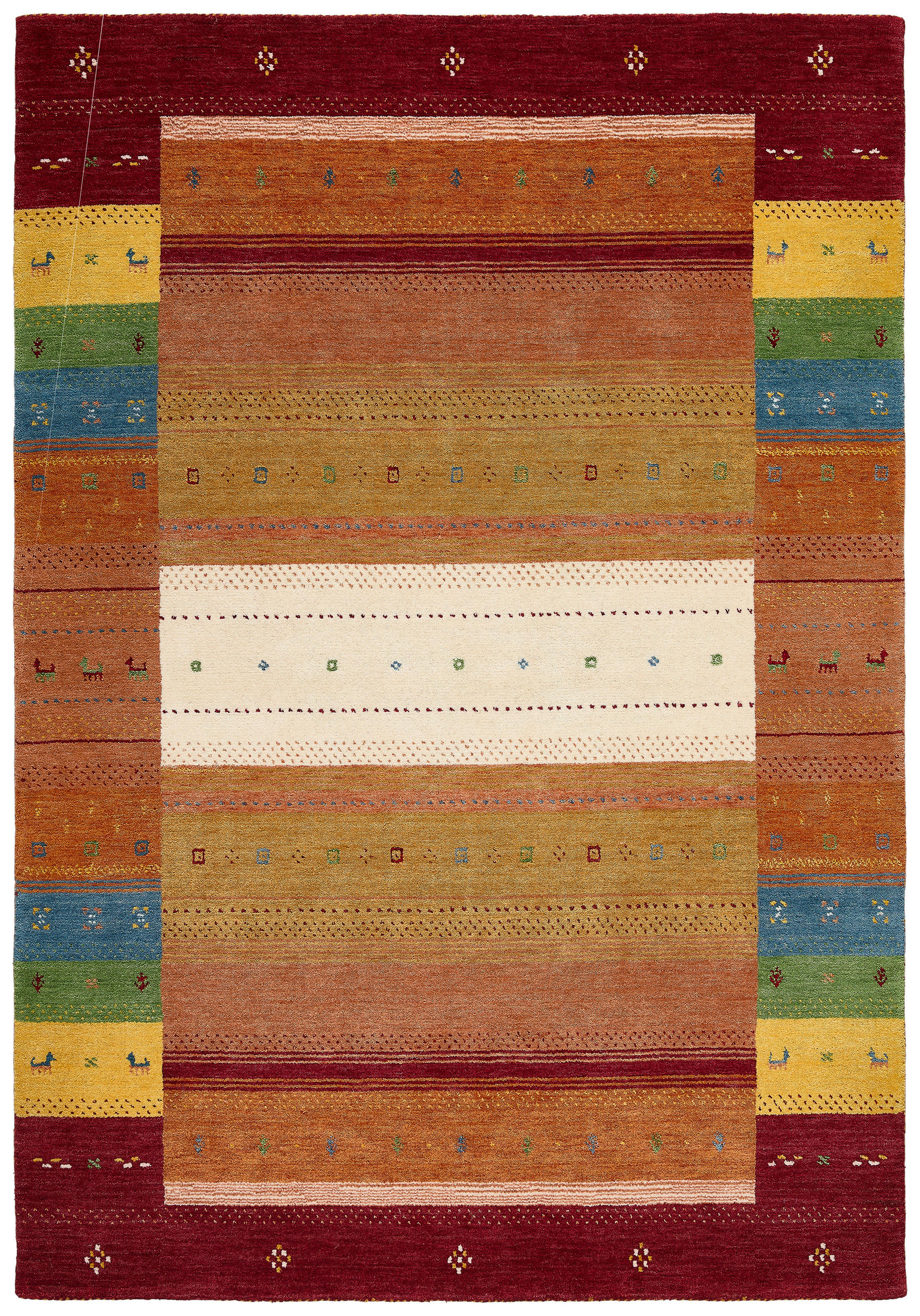 Cazaris Orientteppich Mehrfarbig 200x290 cm