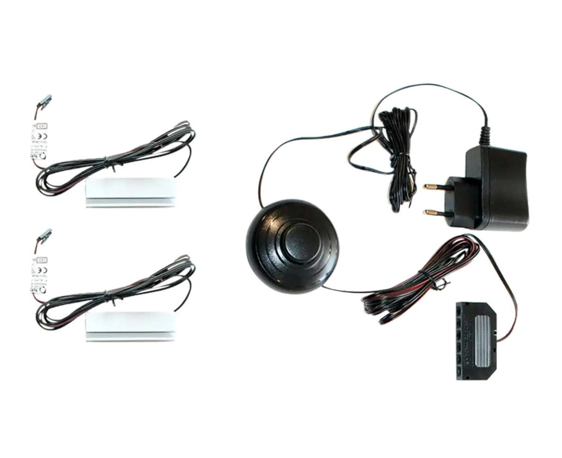 Mid.you Einlegebodenbeleuchtungs-Set Transparent 10x5x5 cm