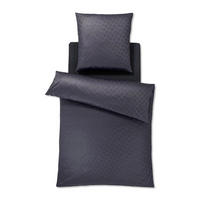BETTWÄSCHE 2-teilig JOOP! CORNFLOWER Jersey 155/220 cm  - Grau, Basics, Textil (155/220cm) - Joop!