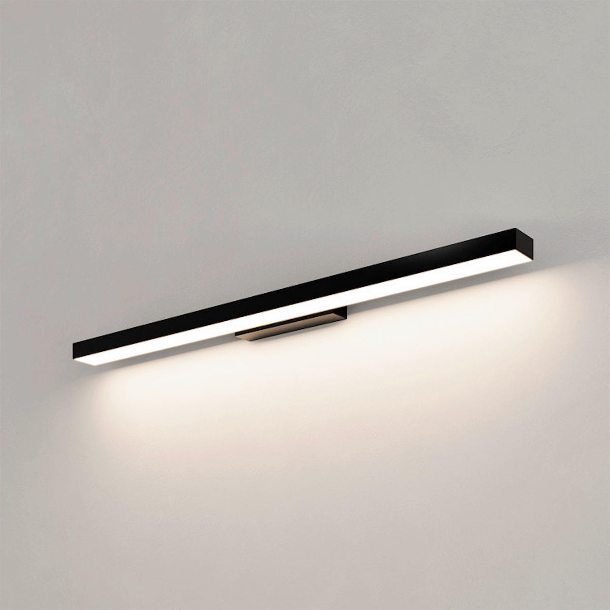 BADEZIMMER-WANDLEUCHTE Aqua  3/66,5/7 cm  - Schwarz, Design, Metall (3/66,5/7cm)