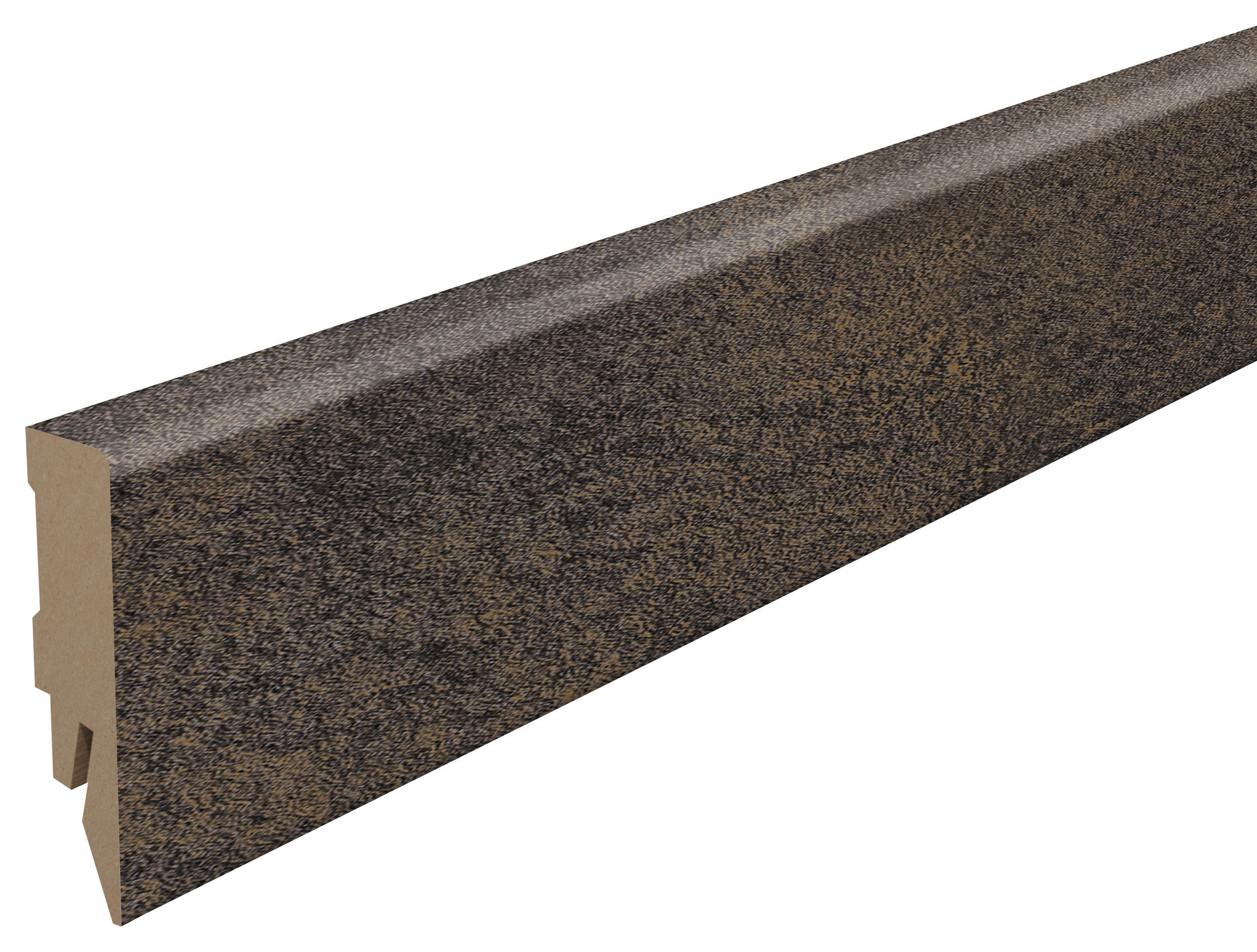 Egger Holzwerkstoffe Titanit Kubische Leiste Schwarz 1.4x5.8x240 cm