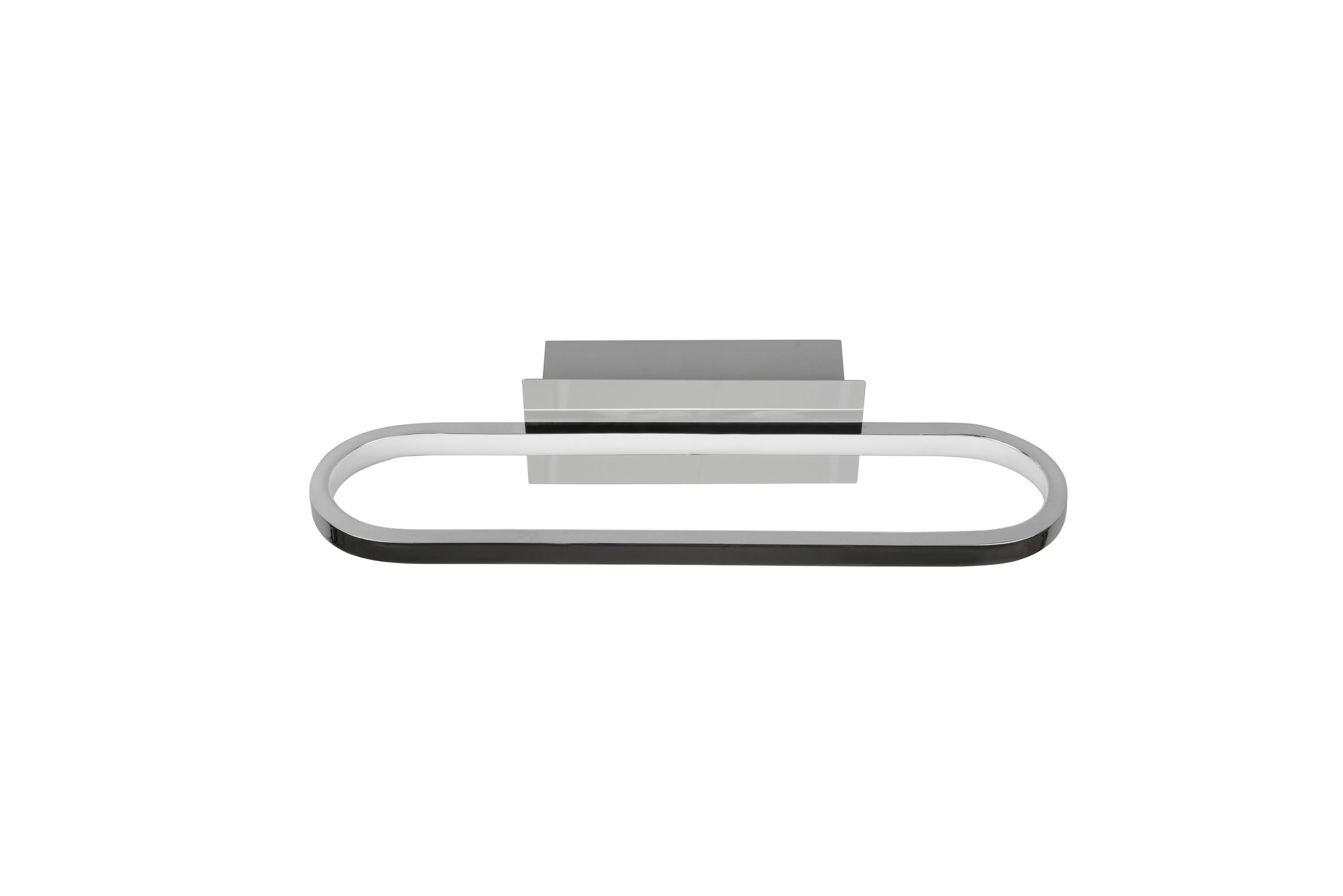 BADEZIMMER-WANDLEUCHTE Gianni 40/14,8/7,5 cm   - Chromfarben, Basics, Metall (40/14,8/7,5cm) - Trio Leuchten