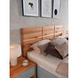 POLSTERBETT Matratze, Lattenrost, Bettkasten Buchefarben, Hellgrau 180/200 cm  - Buchefarben/Hellgrau, Design, Holz/Textil (180/200cm) - Valnatura