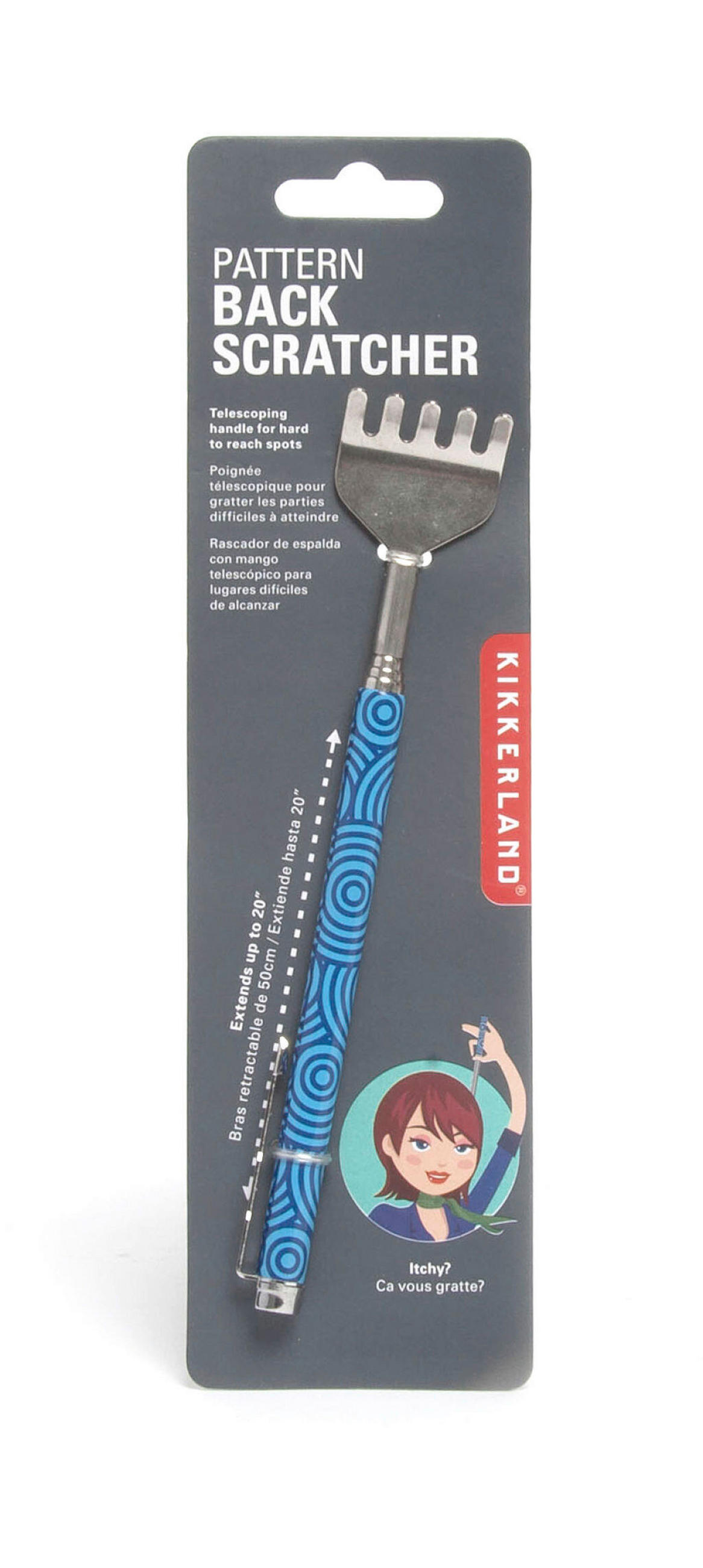 MASÁŽNA POMÔCKA - viacfarebná, Konventionell, kov (18/3/1,3cm) - Kikkerland