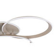 LED-DECKENLEUCHTE Velora 96/84/10 cm   - Sandfarben, Design, Kunststoff/Metall (96/84/10cm) - Dieter Knoll