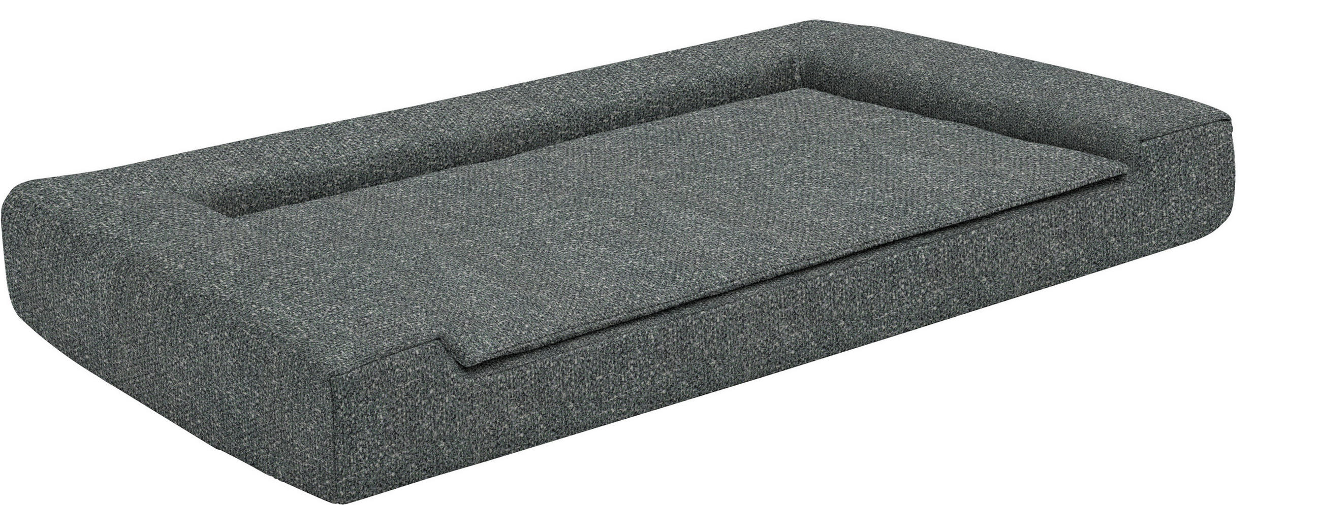 HUNDEBETT - Graugrün, Konventionell, Textil (120/15/70cm) - Sedda