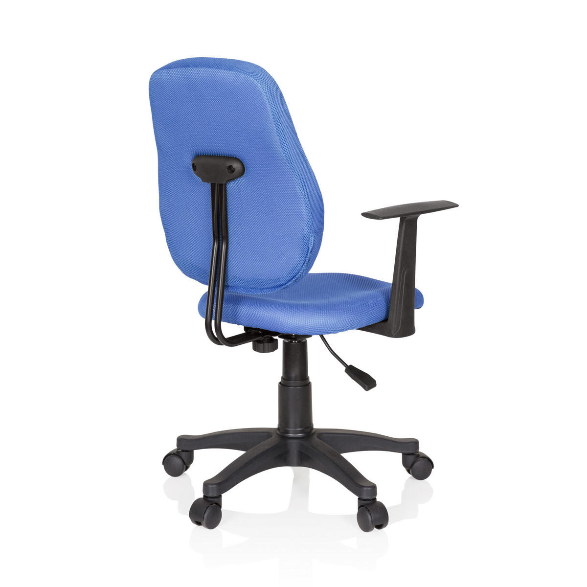 OTOČNÁ ŽIDLE PRO MLÁDEŽ, modrá, černá - modrá/černá, Basics, plast (56/89-99/50cm) - MID.YOU