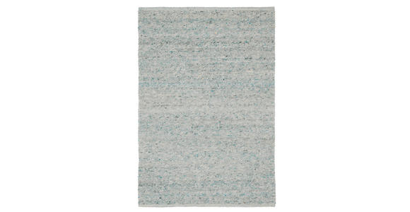 HANDWEBTEPPICH 130/190 cm Türkis  - Türkis, Natur, Textil (130/190cm) - Linea Natura