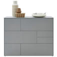 HIGHBOARD  in 139/109/41 cm  - Eichefarben/Schwarz, Design, Holzwerkstoff/Kunststoff (139/109/41cm) - Voleo