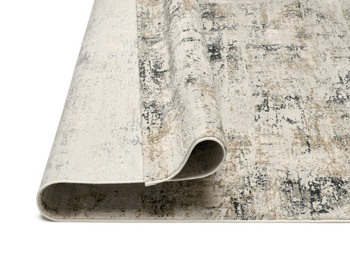 VINTAGE-TEPPICH 160/230 cm Valdovara Hellgrau, Dunkelgrau, Beige  - Dunkelgrau/Beige, Design, Textil (160/230cm) - Dieter Knoll