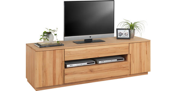 LOWBOARD Kernbuche teilmassiv Buchefarben - Buchefarben, Trend, Holz/Holzwerkstoff (180/53,3/49,5cm) - Linea Natura