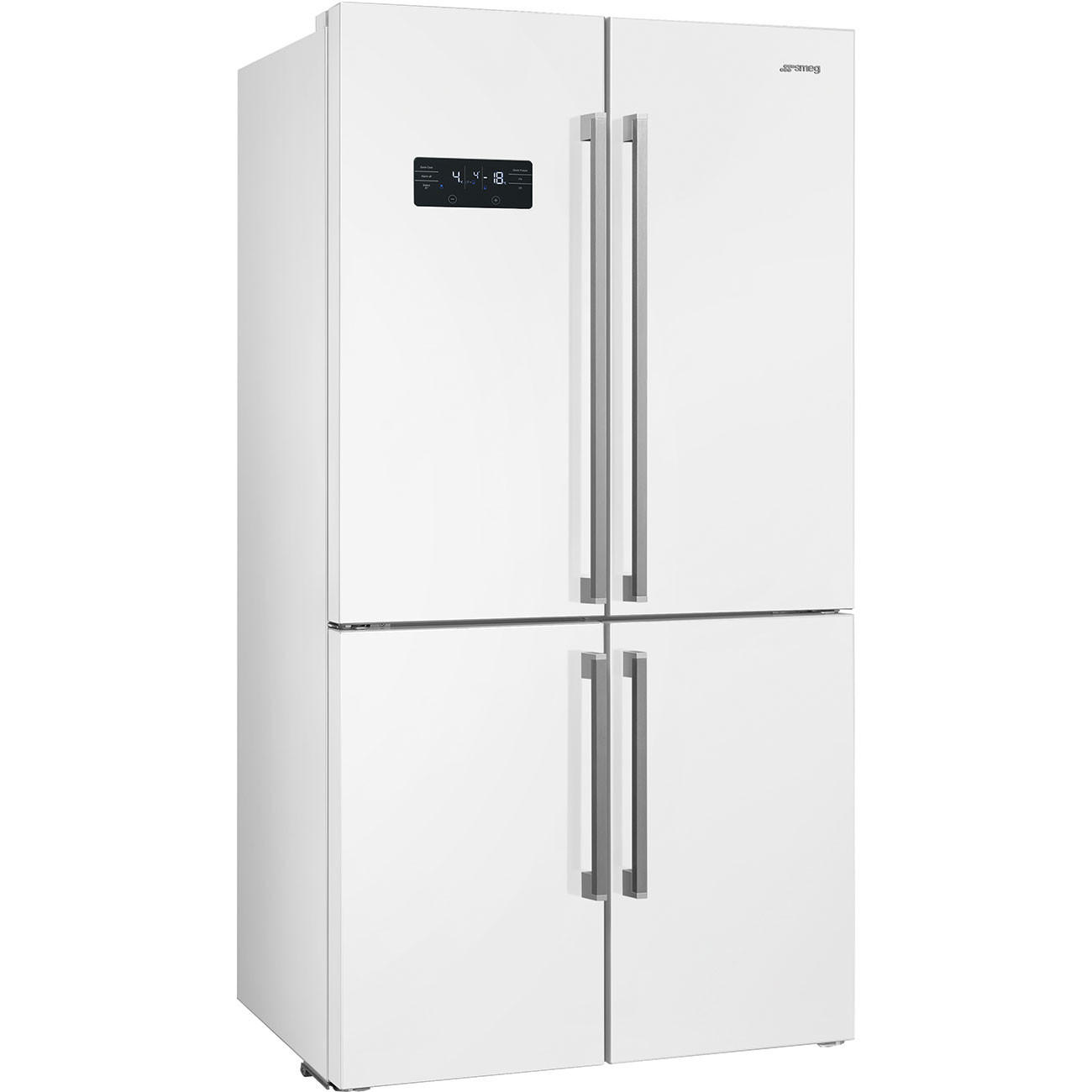 FRENCH-DOOR 90,8/182/70,5 cm FQ60BDE - Weiß, Basics, Glas/Metall (90,8/182/70,5cm) - SMEG
