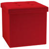 SITZBOX in Kunststoff, Holzwerkstoff Rot  - Rot, Basics, Holzwerkstoff/Kunststoff (38/38/38cm) - MID.YOU