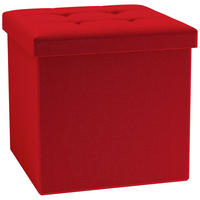 SITZBOX in Kunststoff, Holzwerkstoff Rot  - Rot, Basics, Holzwerkstoff/Kunststoff (38/38/38cm) - MID.YOU
