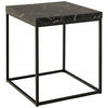 BEISTELLTISCH in Holzwerkstoff 40/40/45 cm  - Schwarz, Design, Holzwerkstoff/Metall (40/40/45cm) - Livetastic