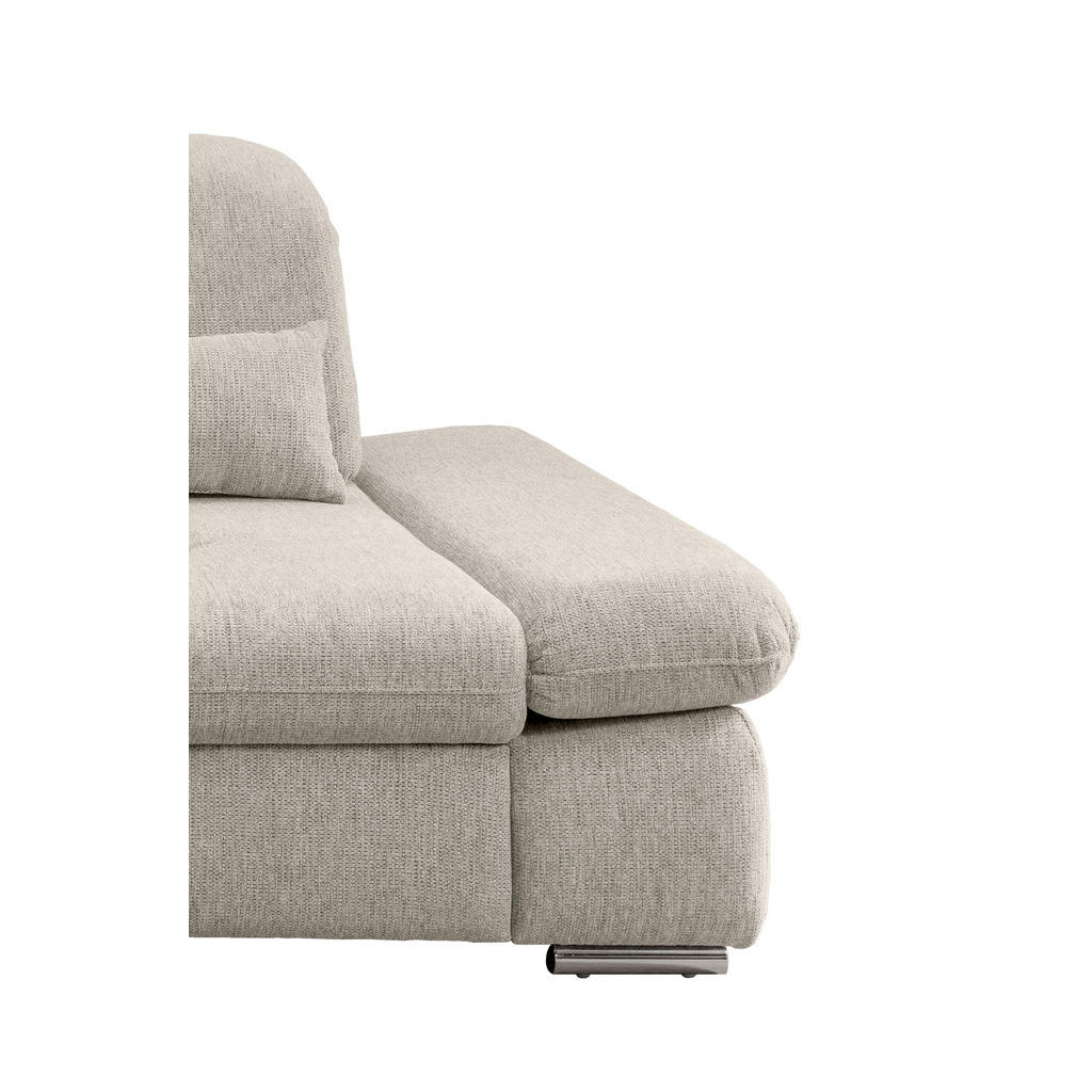 Thumbnail - Livetastic Ecksofa, Beige, Textil, Uni, 4-Sitzer, Füllung: Schaumstoff, L-Form, Ottomane links, 300x196 cm, Made in EU, ...