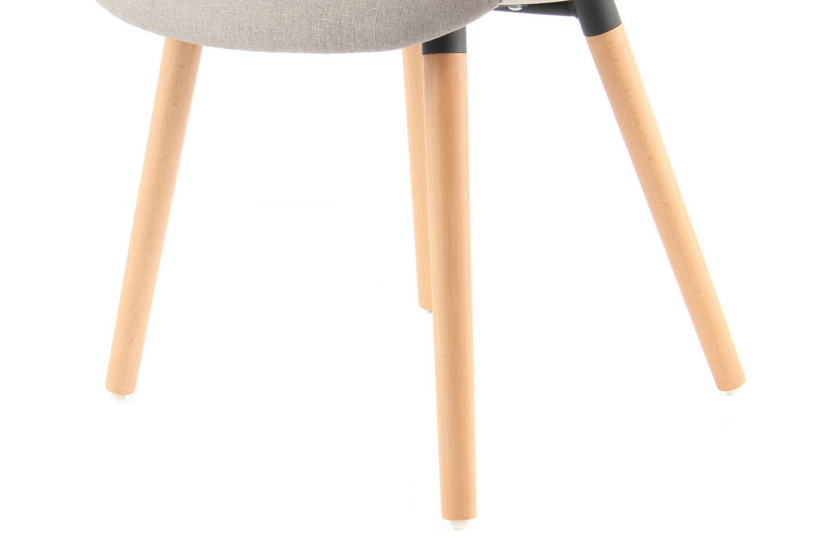 ARMLEHNSTUHL-SET 2 Stück  in Eisen  - Beige, Design, Textil/Metall (62/80.5/64cm) - Kayoom