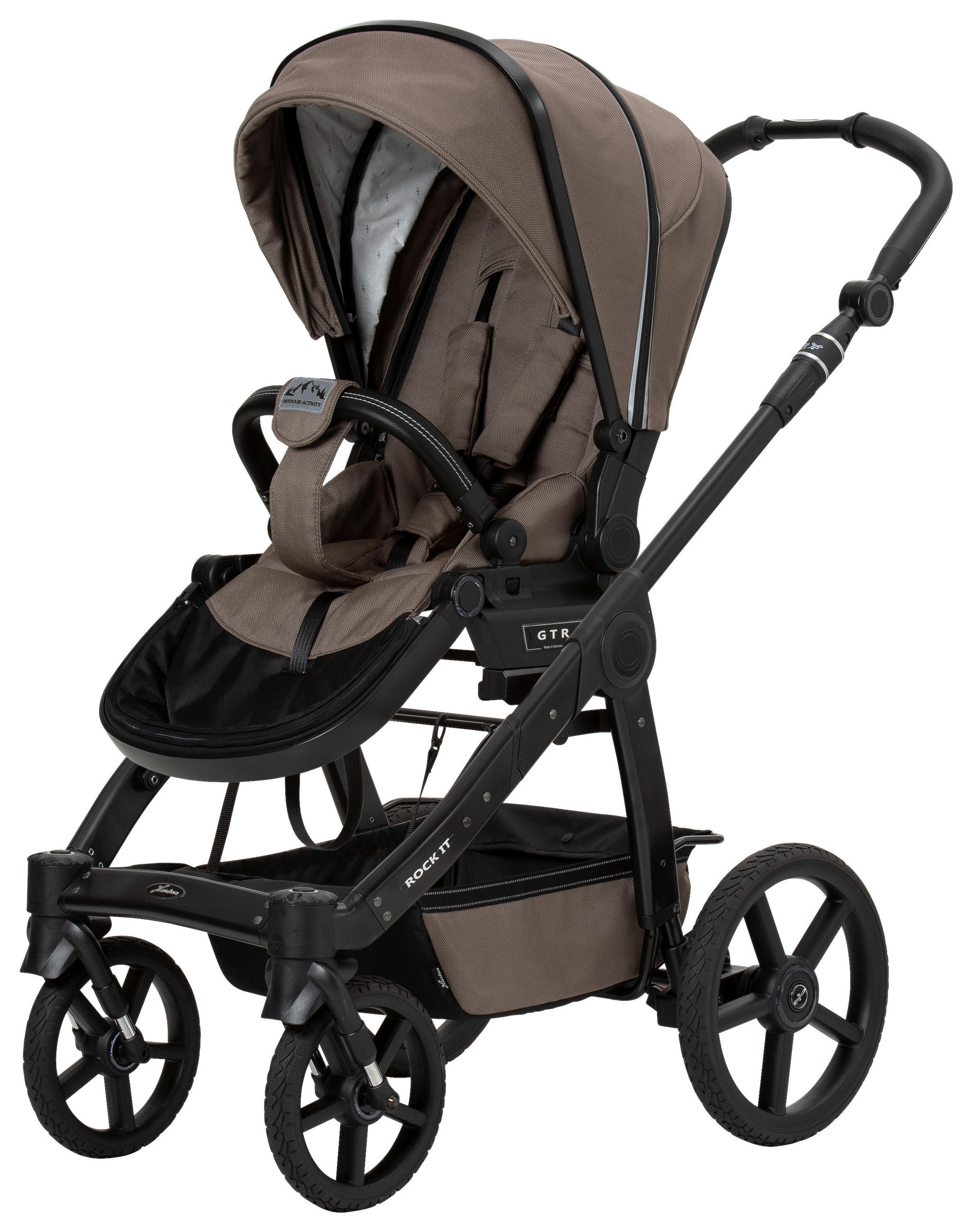 KINDERWAGENSET Outdoor Activity  - Cappuccino, Basics, Textil (58,5/115/102cm) - Hartan