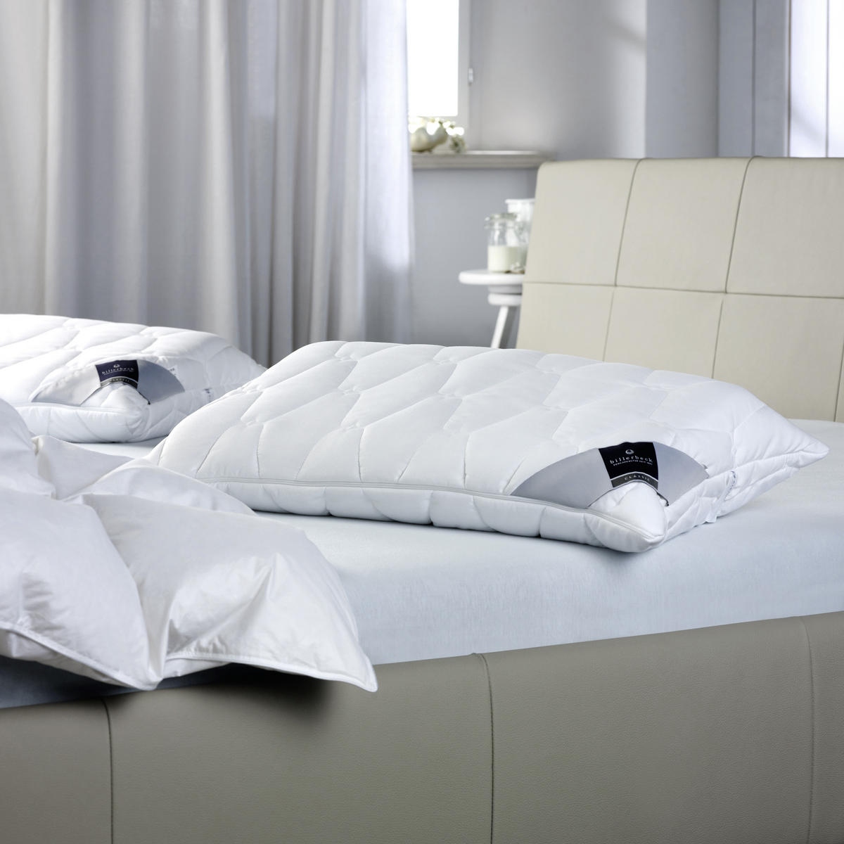 NACKENSTÜTZKISSEN  40/80 cm  - Weiß, Basics, Textil (40/80cm) - Billerbeck
