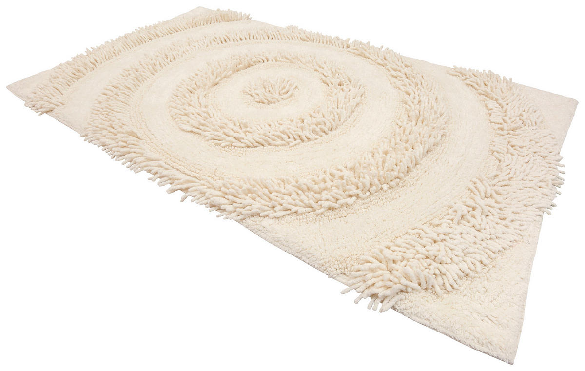 KOPALNIŠKA PREPROGA ROJ  krem barve 60/100 cm  - krem barve, Basics, tekstil (60/100cm) - Esposa