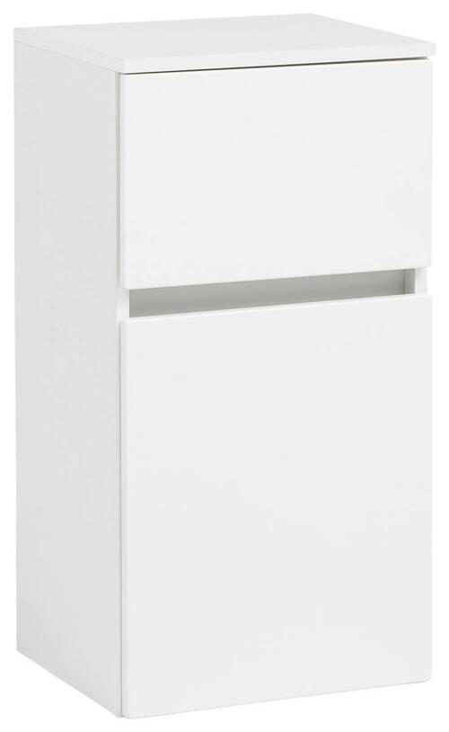 UNTERSCHRANK 40/79/35 cm   - Silberfarben/Weiß, KONVENTIONELL, Holzwerkstoff (40/79/35cm) - Held