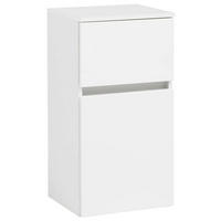 UNTERSCHRANK 40/79/35 cm   - Silberfarben/Weiß, KONVENTIONELL, Holzwerkstoff (40/79/35cm) - Held