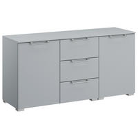 SIDEBOARD  in 120/61/42 cm  - Silberfarben/Hellgrau, Design, Holzwerkstoff/Kunststoff (120/61/42cm) - Novel