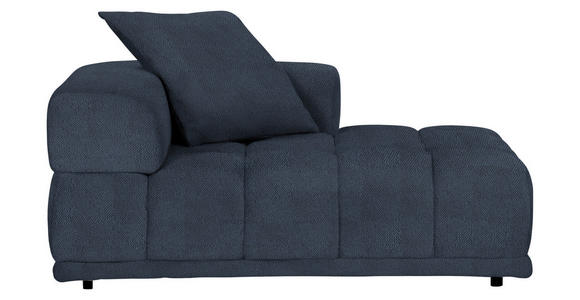 SOFAELEMENT in Plüsch Anthrazit  - Anthrazit/Schwarz, KONVENTIONELL, Kunststoff/Textil (125/66/155cm) - Carryhome