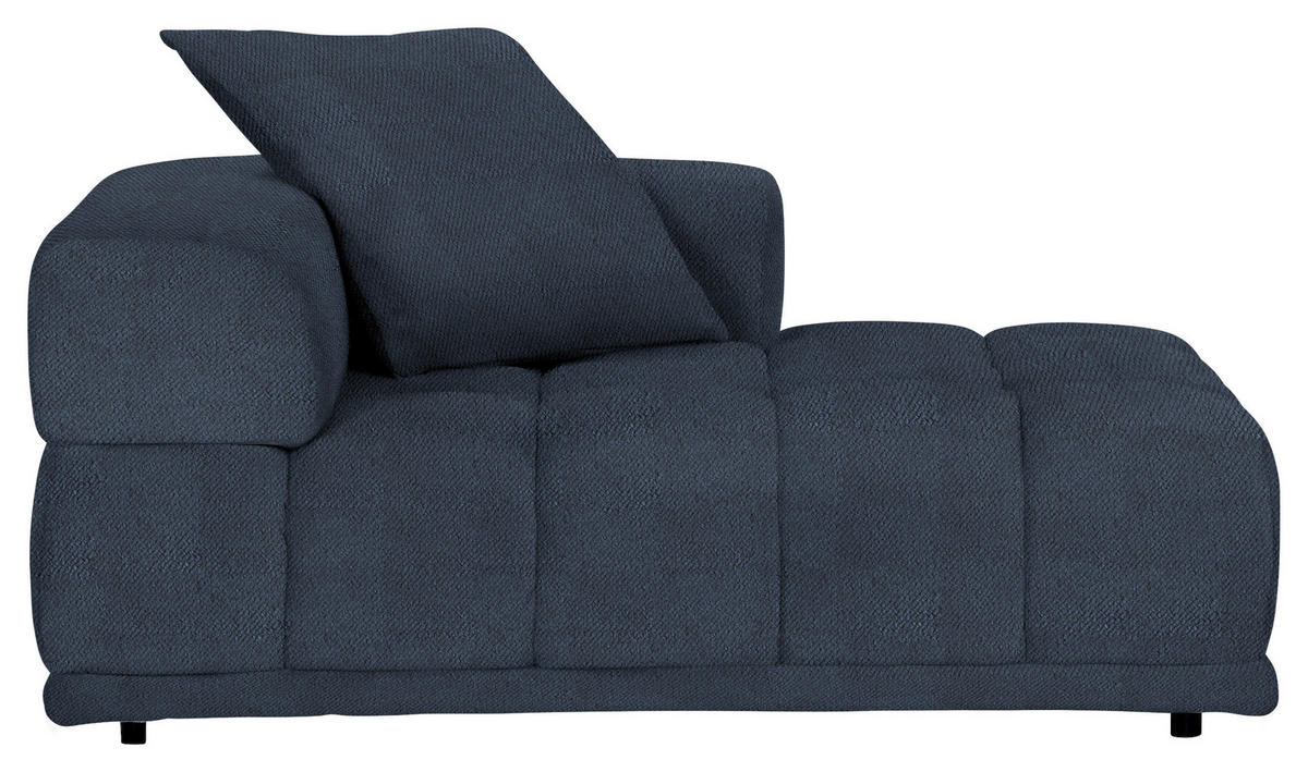 SOFAELEMENT in Plüsch Anthrazit  - Anthrazit/Schwarz, Konventionell, Kunststoff/Textil (125/66/155cm) - Carryhome