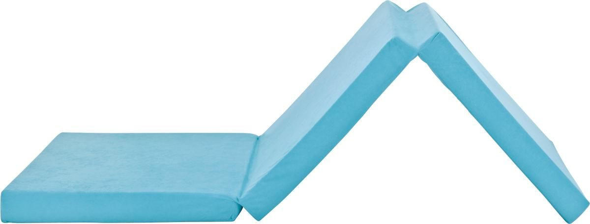 SKLADACÍ MATRAC, 65/186 cm - tyrkysová, Modern, textil (65/186cm) - Carryhome