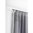 VORHANGSTANGENSET 120-210 cm  - Schwarz, Basics, Metall (120-210cm) - Homeware