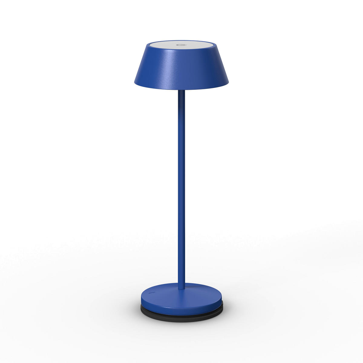 AKKU-TISCHLEUCHTE 11/30 cm  - Blau/Schwarz, Trend, Kunststoff/Metall (11/30cm) - Novel