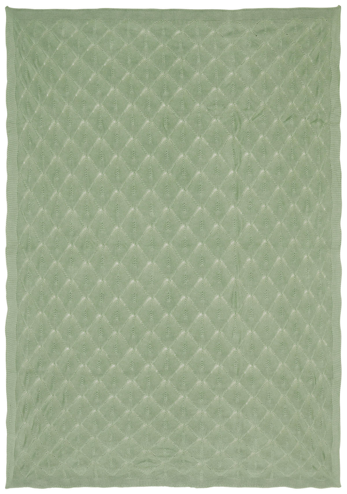 SCHMUSEDECKE  80/100 cm  - Grün, Natur, Textil (80/100cm) - Avelia