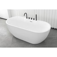 BADEWANNE freistehend  170/75/58 cm  - Weiß, KONVENTIONELL, Kunststoff (170/75/58cm) - Sanotechnik