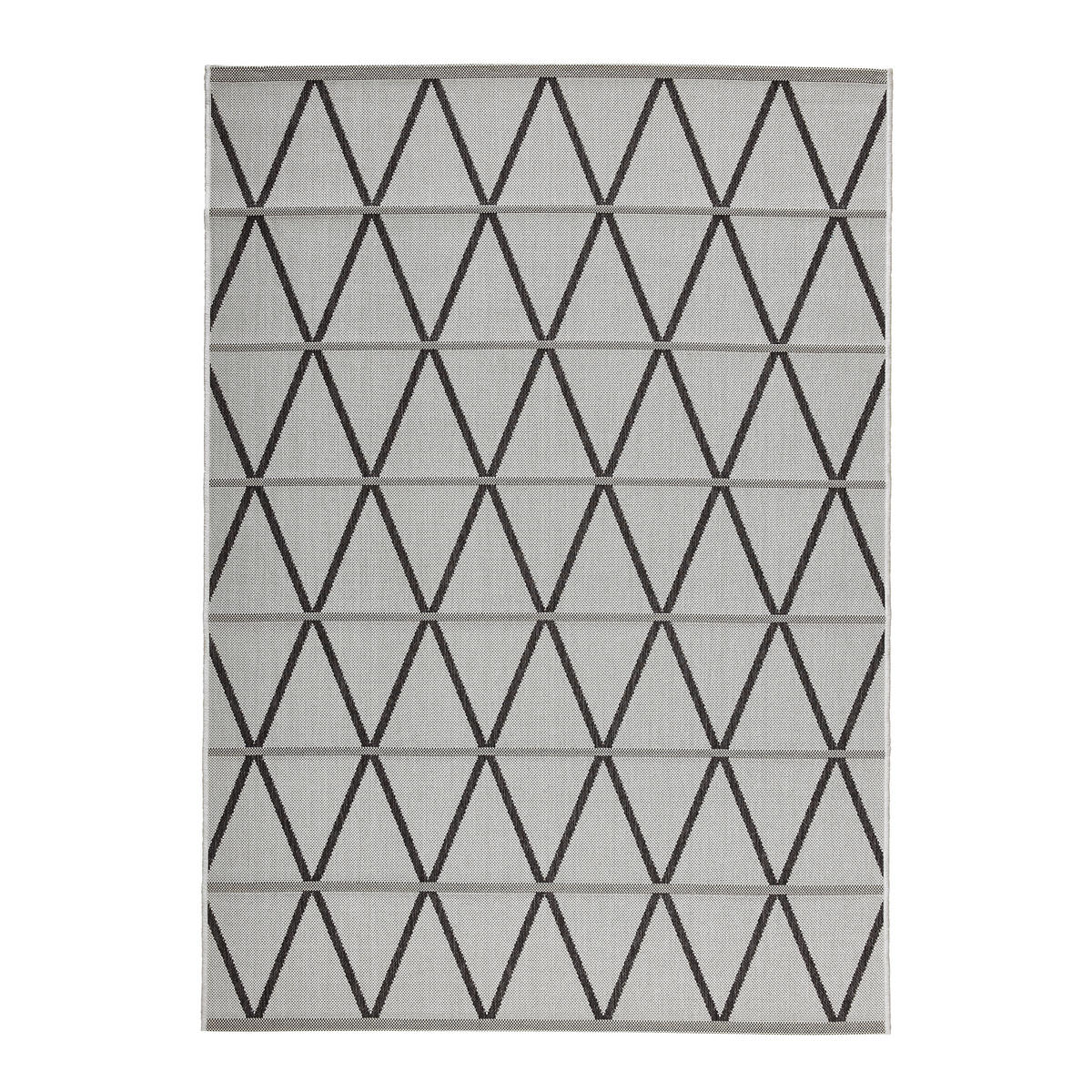 VONKAJŠÍ KOBEREC, 200/290 cm, sivá, čierna - čierna/sivá, Design, textil (200/290cm) - Novel