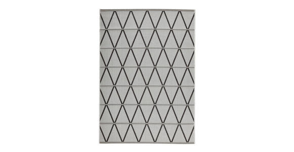 OUTDOORTEPPICH 120/170 cm Naturalle Grau, Schwarz - Schwarz/Grau, Design, Textil (120/170cm) - Novel