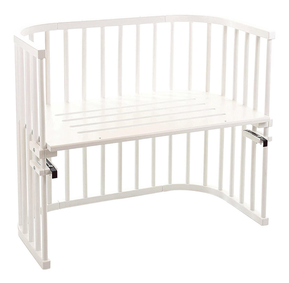 BEISTELLBETT Babybay Maxi 94/54/79 cm  - Weiß, Basics, Holz (94/54/79cm) - Babybay