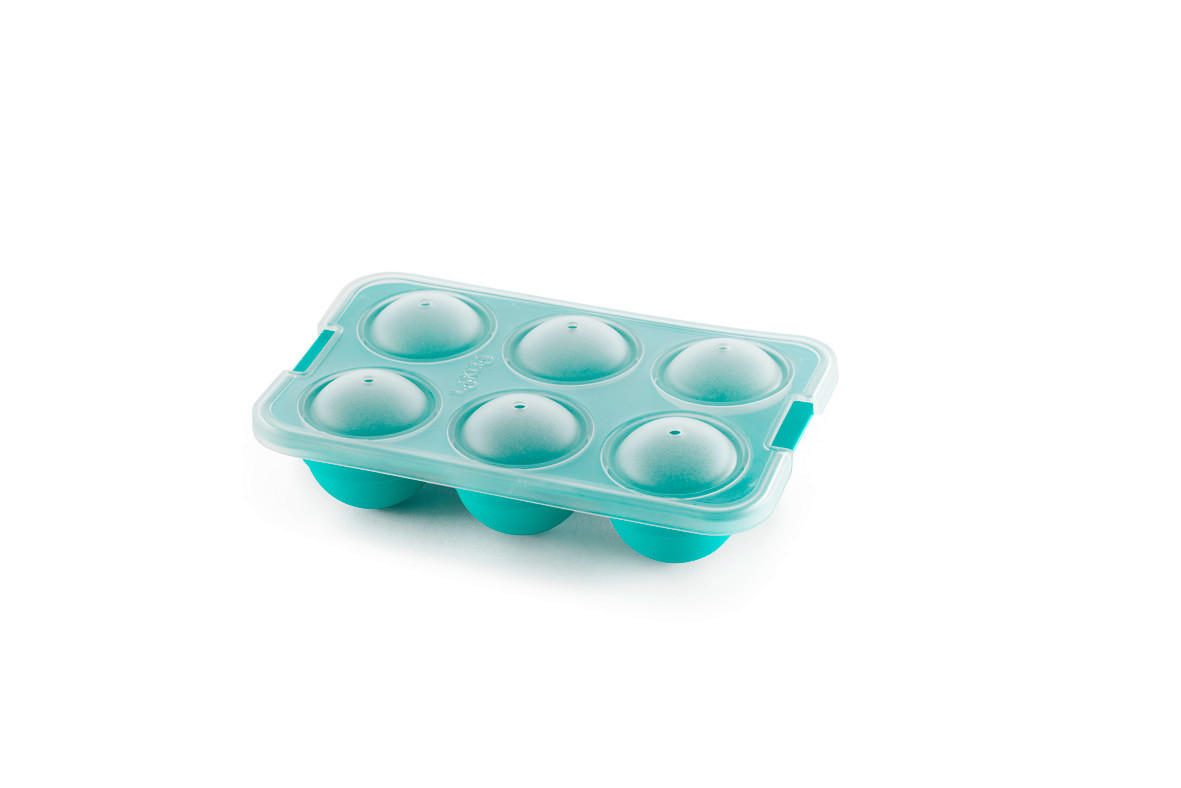 POSODA ZA KOCKE LEDU - turkizna, Basics, umetna masa (13/5,5/20,5cm) - LEKUE